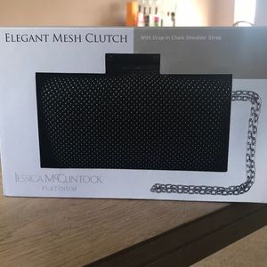 Jessica McClintock Elegant Mesh Clutch